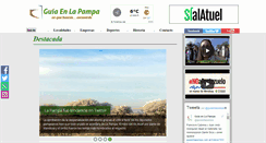 Desktop Screenshot of guiaenlapampa.com.ar